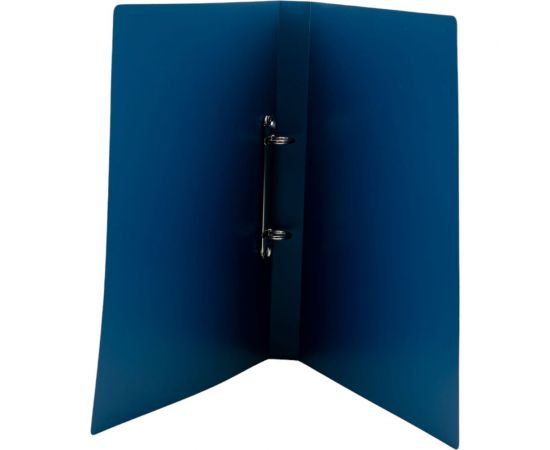 Папка с кольцами INFORMAT А4 2 кольца 700 мкм 25 мм синий пластик NP5075B – изображение 3
