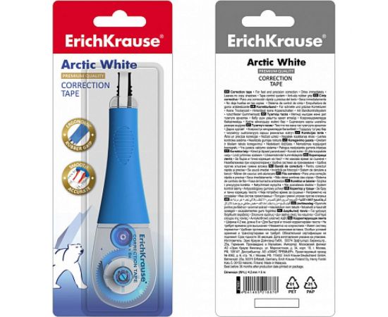 Корректирующая лента ErichKrause Arctic white, 4.2 мм х 8 м 21887 – изображение 3