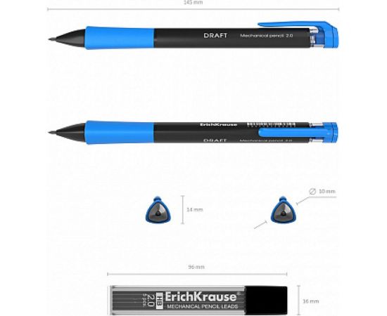 Механический карандаш ErichKrause Draft НВ 44459 – изображение 4