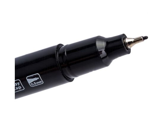 Двусторонний маркер INFORMAT для CD 0,50/1 мм, черный, круглый CRR05K2 – изображение 4