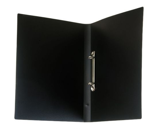 Папка LITE с кольцами А4 2 кольца 500 мкм 21 мм черный пластик NP50-21BkE – изображение 4