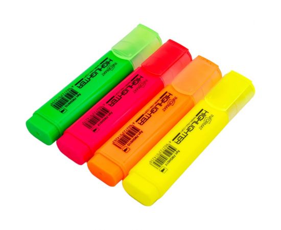 Набор текстовых маркеров INFORMAT FLASH 1-4 мм, ассорти, скошенный, 4 цвета FMSH01-4 – изображение 4