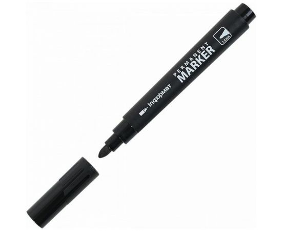 Набор пермаментных маркеров INFORMAT PERMANENT 5 мм, ассорти, круглый, 4 цвета PM01-4 – изображение 4