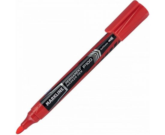 Набор перманентных маркеров Linc PERMANENT 2.5-3.7 мм, круглый, 4 шт P100/4color – изображение 4