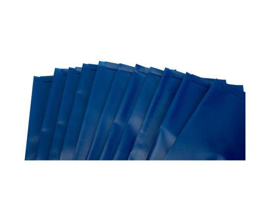 Пластиковая папка-конверт ErichKrause Fizzy Classic на кнопке, А4, синий 50177 – изображение 4