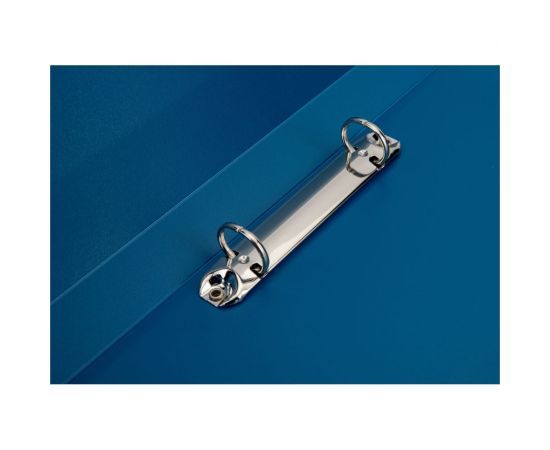 Папка с кольцами INFORMAT А4 2 кольца 700 мкм 25 мм синий пластик NP5075B – изображение 4