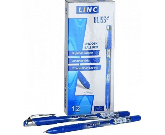 Шариковая ручка Linc GLISS 0,7 мм синий 1210F/blue – изображение 5