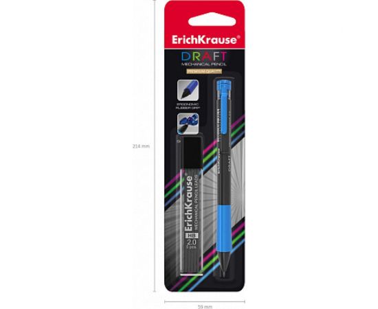 Механический карандаш ErichKrause Draft НВ 44459 – изображение 6