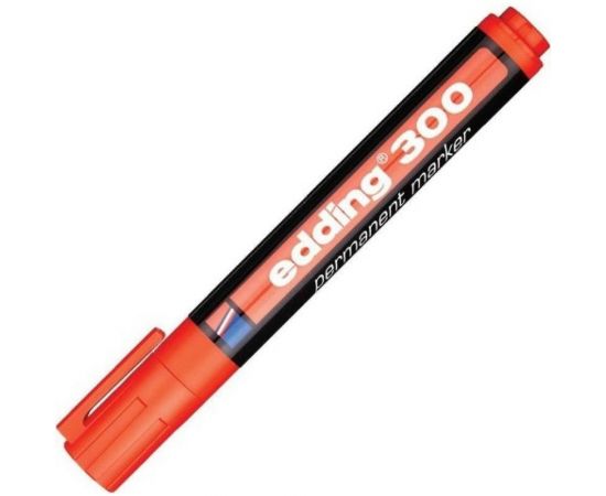 Перманентный маркер Edding черный, 1.5-3 мм, круглый наконечник, блистер E-300#1-B#1 – изображение 6