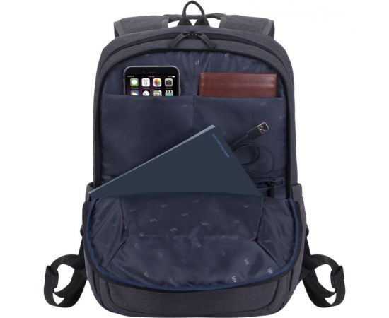 Рюкзак для ноутбука 15.6" RIVACASE Laptop backpack black 7760black – изображение 6