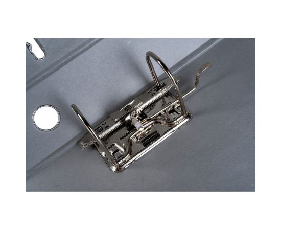 Папка-регистратор LITE 75 мм мрамор черный съемный механизм разобранная KP9575EL – изображение 7