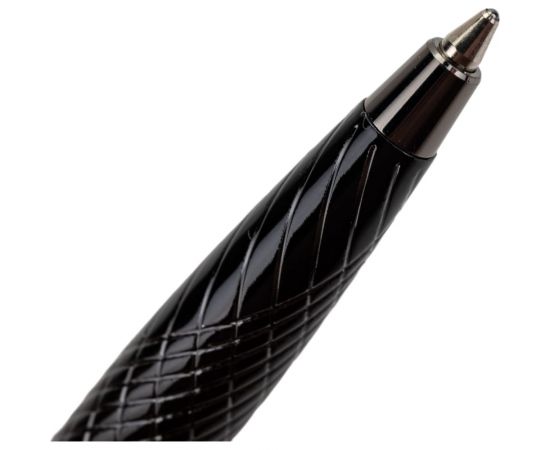 Шариковая ручка Manzoni LECCE цвет корпуса: черный футляр кожзам LEC5013-BM – изображение 8