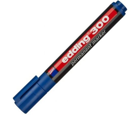 Перманентный маркер Edding черный, 1.5-3 мм, круглый наконечник, блистер E-300#1-B#1 – изображение 8