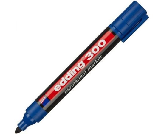 Перманентный маркер Edding черный, 1.5-3 мм, круглый наконечник, блистер E-300#1-B#1 – изображение 9