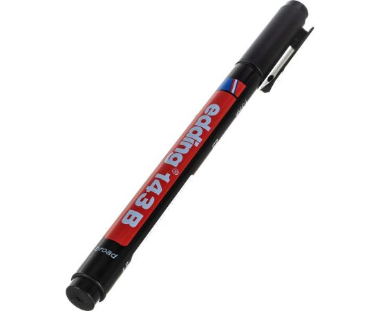 Перманентный маркер для глянцевых поверхностей Edding E-143/1 B черный, 1-3 мм 537634 – изображение 9