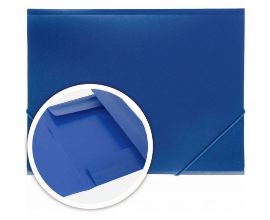 Папка DOLCE COSTO на резинках Эконом, A4, синяя упаковка 80 шт D00332-BL 