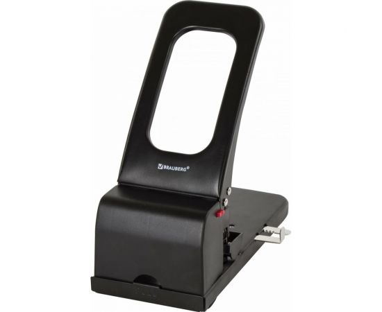 Дырокол BRAUBERG металлический МОЩНЫЙ ""Heavy duty"", до 100 листов, черный, 226869 