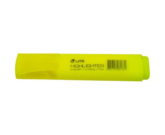 Текстовый маркер LITE классический 1-5 мм желтый скошенный FML01Y 
