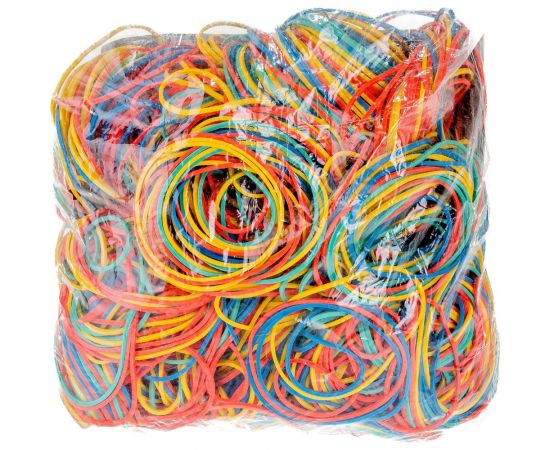 Банковская резинка INFORMAT ассорти, 6 см, 1000 г RBOPP-1000 