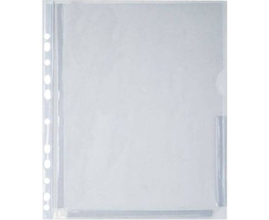 Вертикальные прозрачные расширяющиеся файлы INFORMAT апельсиновая корка, А4, 180 мкм, 5 шт в упаковке, 4 отверстия NK8518T 