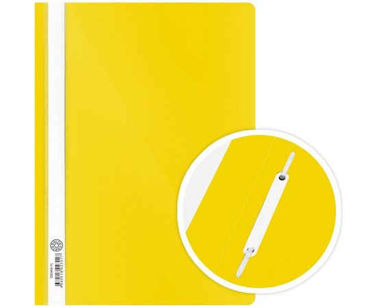 Папка-скоросшиватель DOLCE COSTO Эконом А4, желтая, 25 шт D00400-YL 