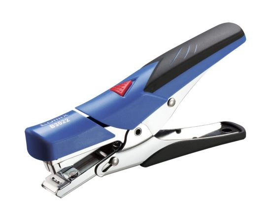 Степлер-плиер COMIX с боковым захватом на 25 листов, под скобы 24/6 и 26/6, синий B3022 BU 