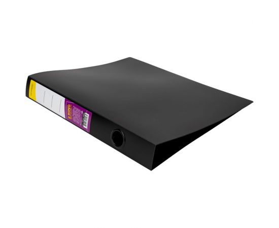 Папка с кольцами INFORMAT А4 2 кольца 700 мкм 40 мм черный пластик NP50-40Bk 