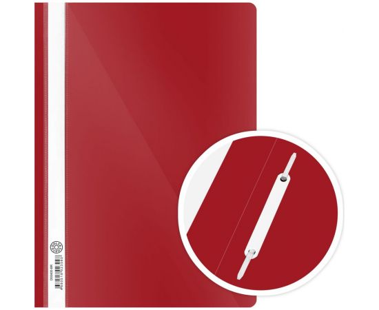 Папка-скоросшиватель DOLCE COSTO Эконом А4, бордовая, 25 шт D00400-BR 