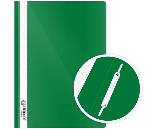 Папка-скоросшиватель DOLCE COSTO Эконом А4, зеленая, 25 шт D00400-GN 