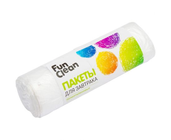 Пакеты для завтрака Fun Clean 25х32 см, 50 шт, в рулоне 6407 