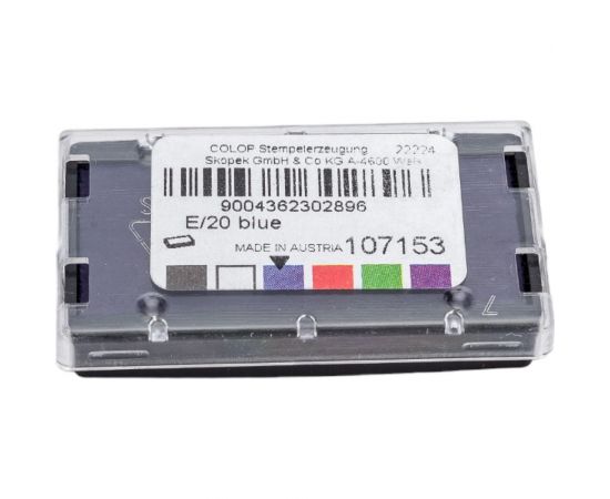 Сменная штемпельная подушка Colop синяя E/20 для Printer 20 Е/20 син. 
