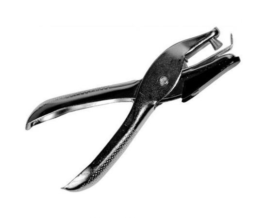 Дырокол Eagle 1 отверстие, серебро, металл, 6 листов 9201P 