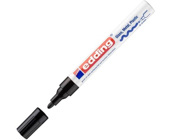Лаковый маркер Edding пеинт E-750/1 черный 2-4 мм 802850 – изображение 2