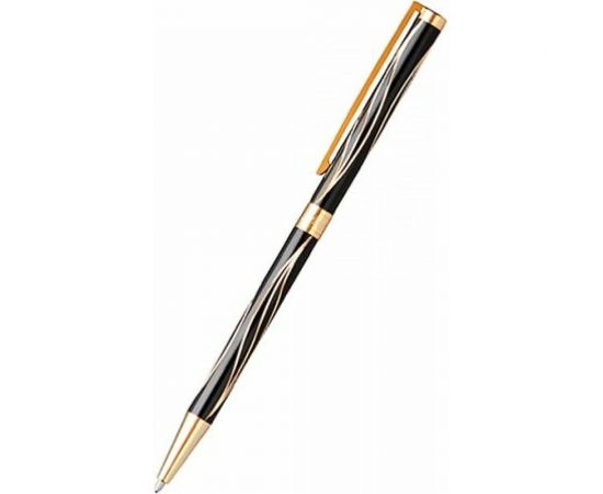 Шариковая ручка Manzoni TERAMO цвет корпуса: черный футляр кожзам TRM1350-BM – изображение 2