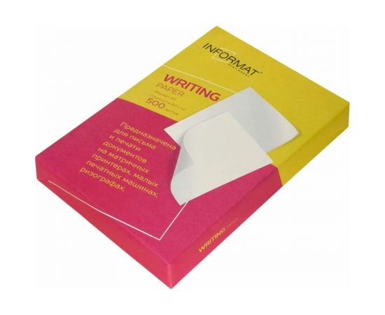 Писчая бумага INFORMAT 500 л, 60 г/м2, А4 ОР406096-500 – изображение 2
