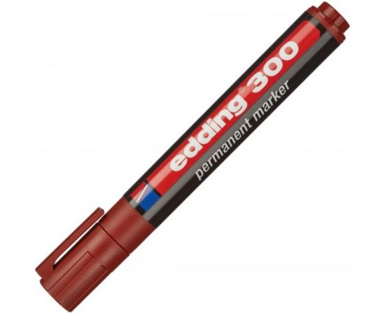 Перманентный маркер Edding E-300/7 коричневый, 1.5-3 мм, круглый наконечник 72634 – изображение 2