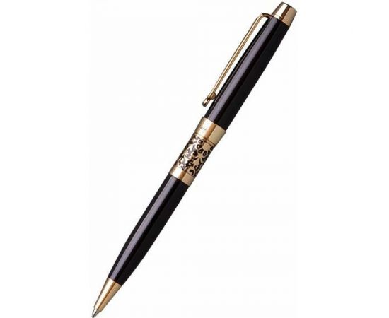 Шариковая ручка Manzoni VENEZIA цвет корпуса: черный футляр кожзам AP009B101098M – изображение 2