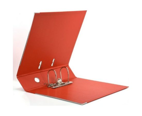 Папка-регистратор INFORMAT 75 мм, двустороннее покрытие, PVC P2PVC-75/Red – изображение 2