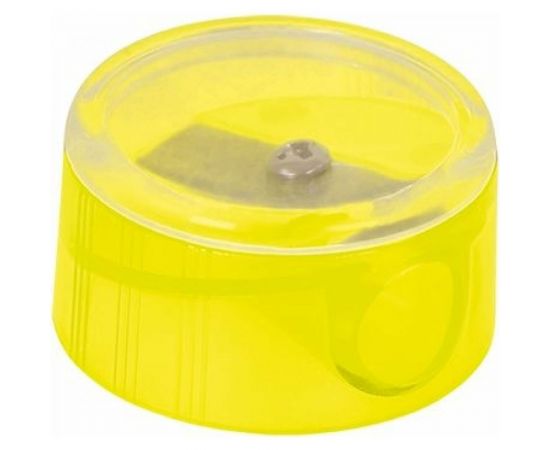 Круглая точилка Creativiki с контейнером ассорти в тубах ТКРУКР – изображение 2