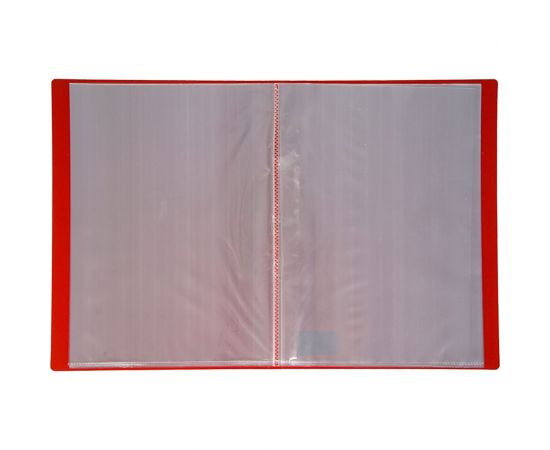 Папка Calligrata 30 прозрачных вкладышей А4 500 мкм красная песок 3258503 – изображение 2