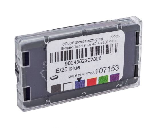 Сменная штемпельная подушка Colop синяя E/20 для Printer 20 Е/20 син. – изображение 2