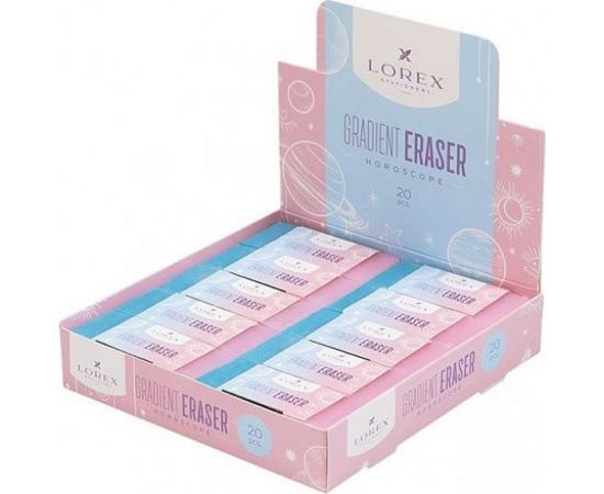 Ластик LOREX GRADIENT HOROSCOPE прямоугольный LXESGR-HS – изображение 2