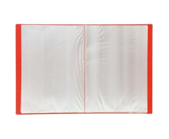 Папка LITE с файлами А4, 40 файлов, красный, пластик, 500 мкм NP0155-40BR – изображение 2