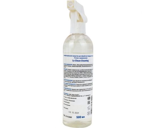 Антибактериальное средство для обработки твердых поверхностей Le Clean CLEANING жидкость 500 ml LC CL500T – изображение 2