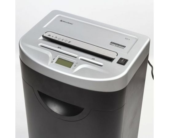Уничтожитель BRAUBERG S22-S 2 уровня секретности, 4 мм, 22 листа 531773 – изображение 3