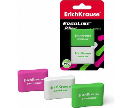 Ластик ErichKrause ErgoLine Pillow 2 шт 44478 – изображение 3