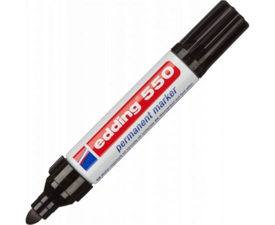 Перманентный маркер Edding E-550/1 черный 3-4 мм круглый наконечник 539363 – изображение 3
