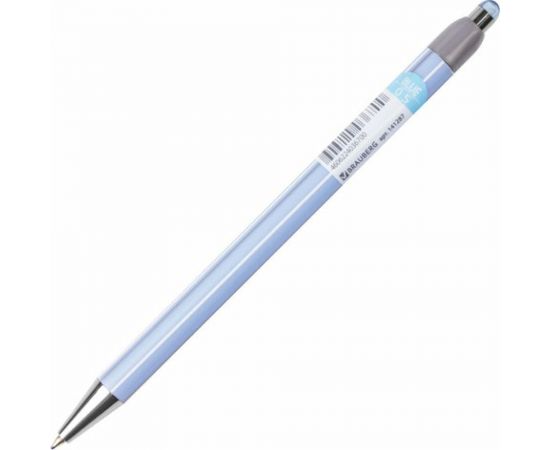 Автоматическая шариковая ручка BRAUBERG Sakura корпус ассорти, узел 0,5 мм, линия письма 0,3 мм 141287 – изображение 3