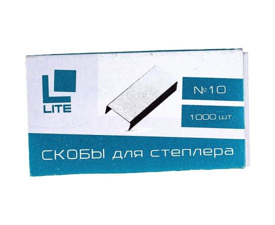 Скобы LITE № 10, 1000 шт S10-1000L – изображение 3