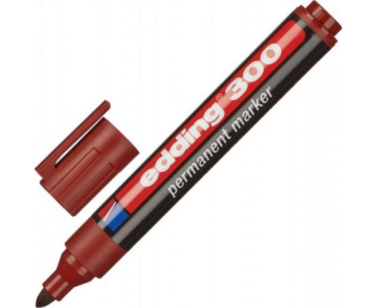 Перманентный маркер Edding E-300/7 коричневый, 1.5-3 мм, круглый наконечник 72634 – изображение 3